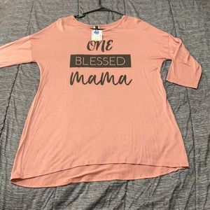 Light pink shirt. Medium.